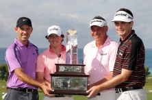 The 2011 major championship winners.